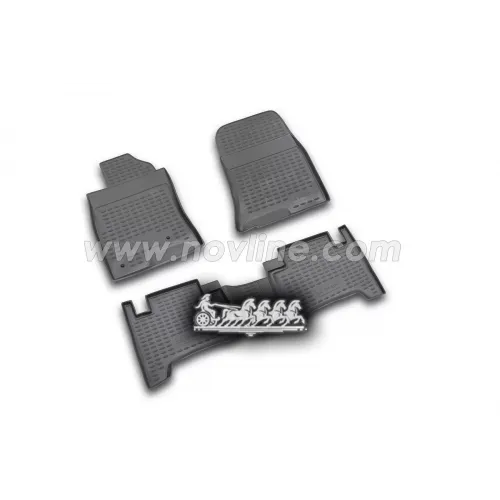 Коврики В Салон Бежевые Toyota Land Cruiser Prado 120 Autofamily 