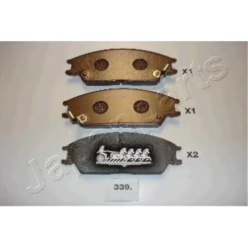 Колодки Тормозные Дисковые Japanparts PA-339AF