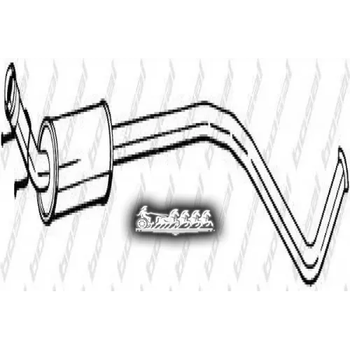 Глушитель Центральный (Citr C4 08-10 ) Bosal 