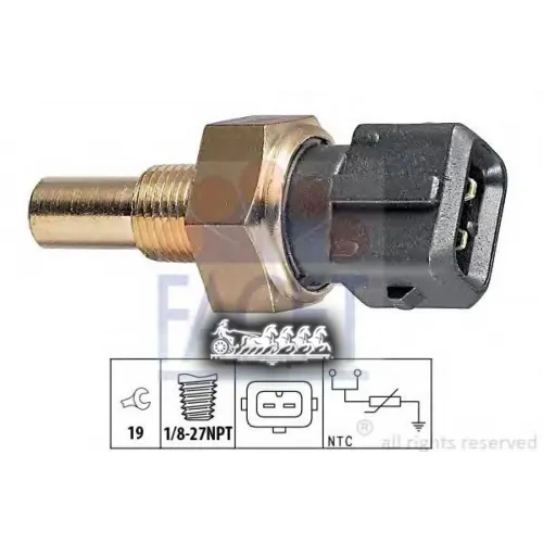 Датчик Температуры Охлаждающей Жидкости Facet 7.3119