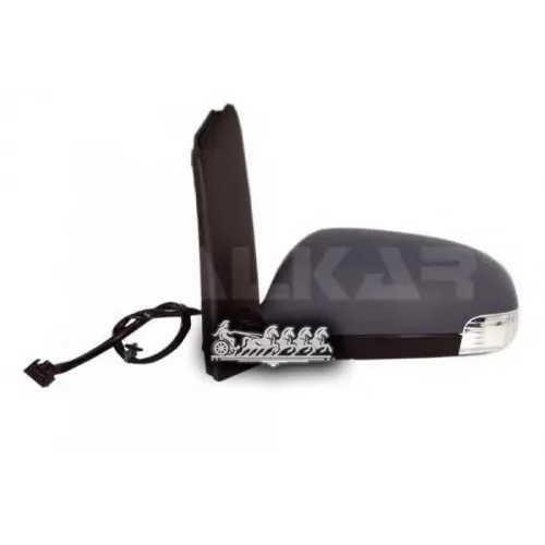 Зеркало Заднего Вида Vw Touran 03- Электрич.выпукл.подогрев.ук-Ль Поворот.прав. ALKAR 