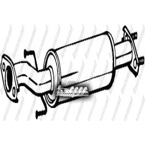 Глушитель Задний (Daew Matiz 00- ) Bosal 