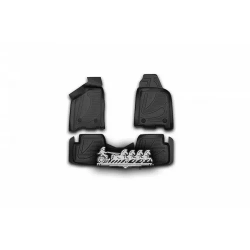 Коврики 3D В Салон Lada Samara2004->4 Шт. (Полиуретан) Autofamily 