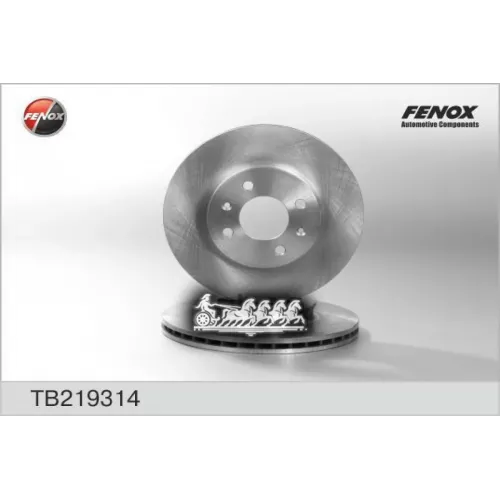 Диск Тормозной Hyundai Accent 05-/I20 08-/Kia Rio Ii 05- Передний Вент. FENOX 