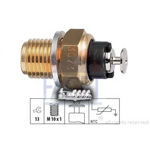 Датчик Температуры Охлаждающей Жидкости Facet 7.3073