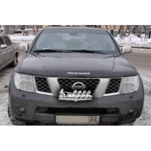 Дефлектор Капота Темный Nissan Pathfinder 2005-2010/Nissan Navara 2005-2010Nld.snipat0412 Autofamily 