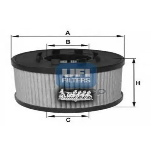 Фильтр Масляный Ford Mondeo/Transit 2.0D-2.5D/Jaguar X-Type 2.0D/2.2D UFI 25.015.00