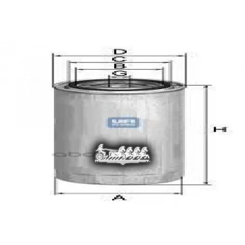 Фильтр Топл.man/Volvo/Scania/Renault UFI 24.323.00