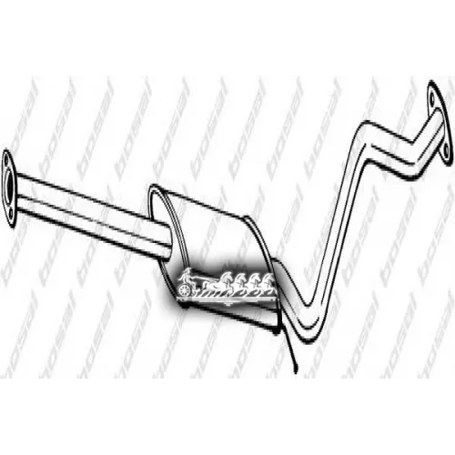 Глушитель Центральный (Hyun Getz 06- ) Bosal 