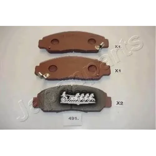 Колодки Тормозные Дисковые Japanparts PA-491AF