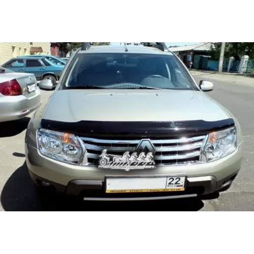 Дефлектор Капота Темный Renault Duster 2011- Autofamily 