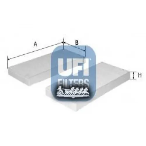 Фильтр Салона Honda Civic/Cr-V -06 (Упак.2шт.) UFI 