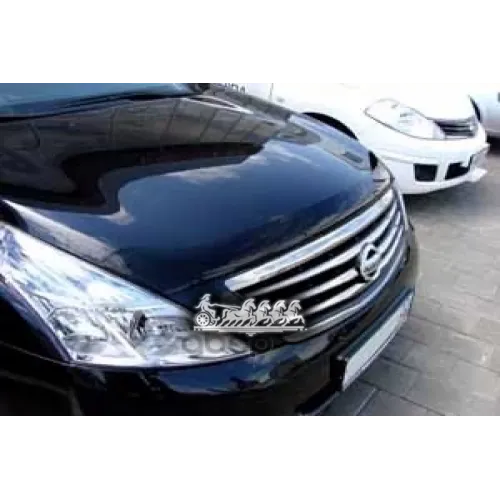 Дефлектор Капота Темный Nissan Teana 2008-2013Autofamily 