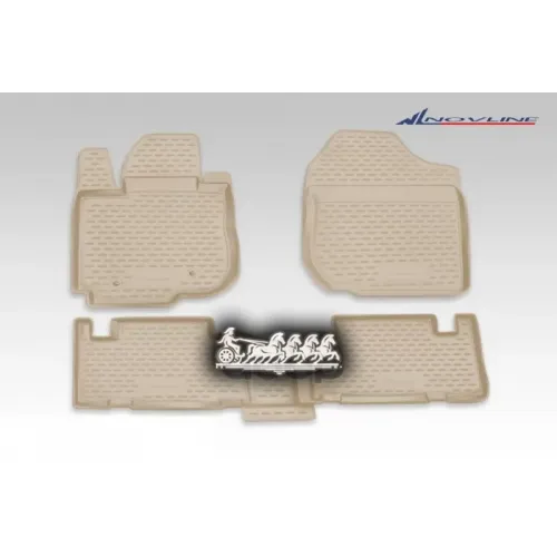 Коврики Салона Бежевые Toyota Rav4 Autofamily 