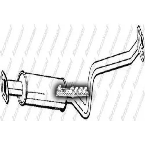 Глушитель Центральный (Niss Primera 03- ) Bosal 