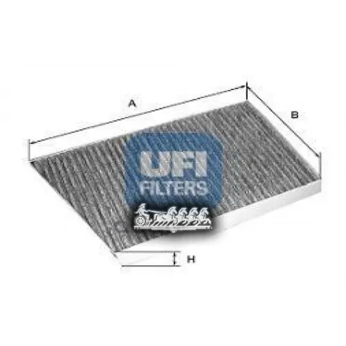 Фильтр Салона Mb W203 Угольный UFI 54.131.00
