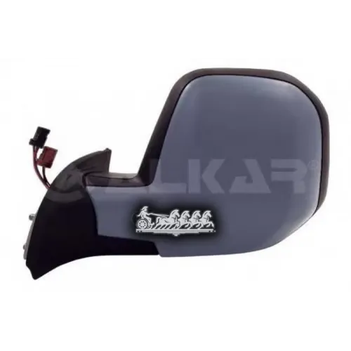 Зеркало Заднего Вида Citroen/Peugeot Berlingo/Partner 08- Электрич.выпукл.подогрев.грунт.лев. ALKAR 