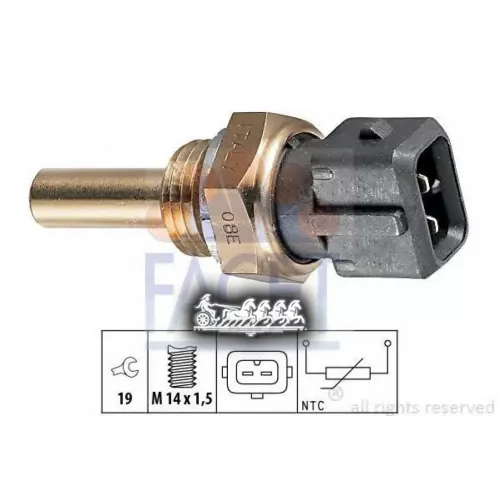 Датчик Температуры Охлаждающей Жидкости Facet 7.3176