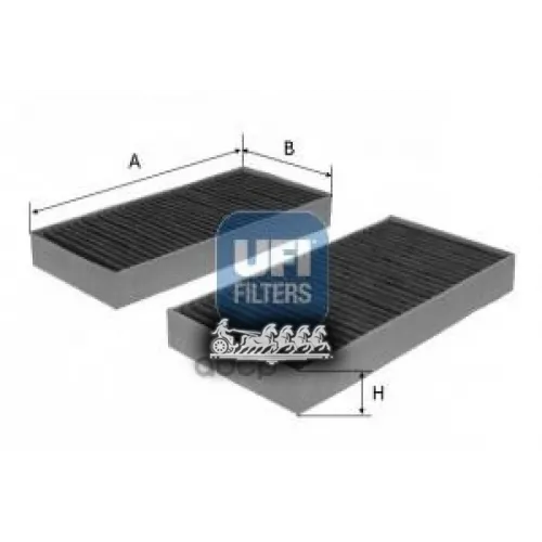 Фильтр Салона (Упаковка 2 Шт) UFI 54.153.00