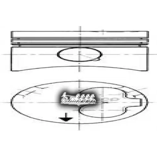 Поршень KOLBENSCHMIDT 