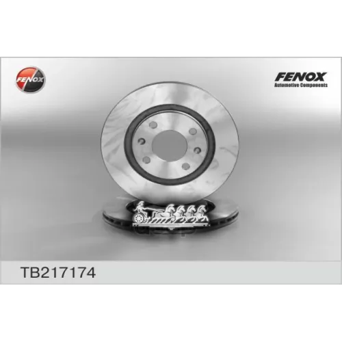 Диск Тормозной Citroen Berlingo/Peugeot Partner 96- Передний FENOX 