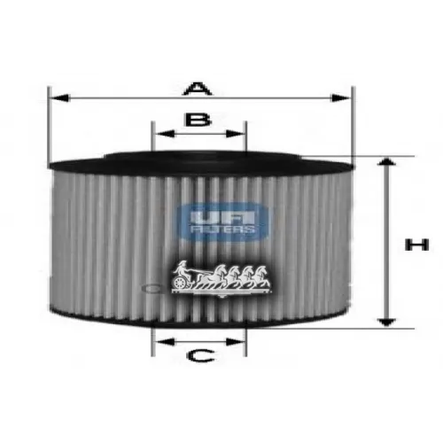Фильтр Масляный Mb W203/W204/W211/W212 02- M271 UFI 