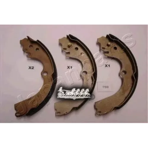 Колодки Тормозные Барабанные Japanparts GF-798AF
