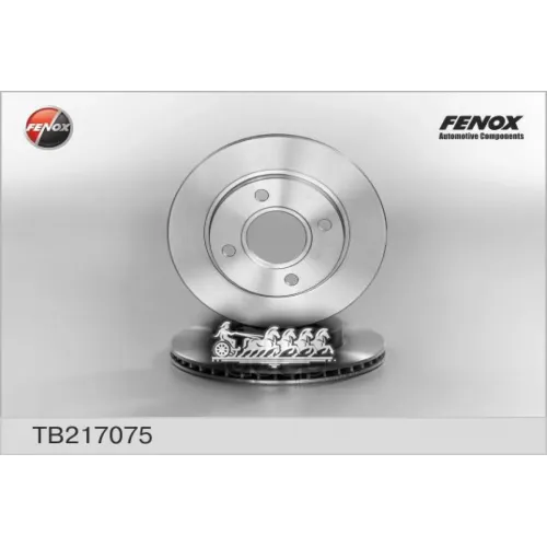 Диск Тормозной Ford Escort 90-99/Fiesta 89-02/Mazda 121 96- Передний Вент. FENOX 