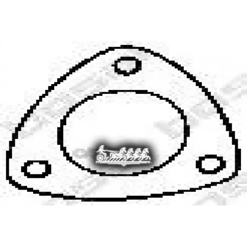 Прокладка Глушителя (Opel Agila 00- ) Bosal 