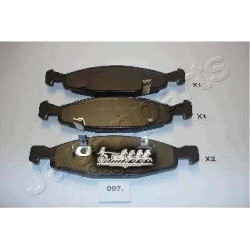 Колодки Тормозные Дисковые Japanparts PA-097AF