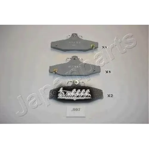 Комплект Тормозных Колодок, Дисковый Тормоз Japanparts 