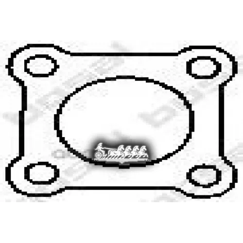 Прокладка Глушителя (V.w. Golf Iii 95-00 ) Bosal 