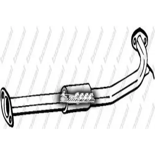 Глушитель Центральный (Niss X-Trail 02- ) Bosal 
