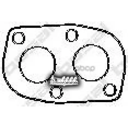 Прокладка Приемной Трубы (Fiat Fiorino 94- ) Bosal 