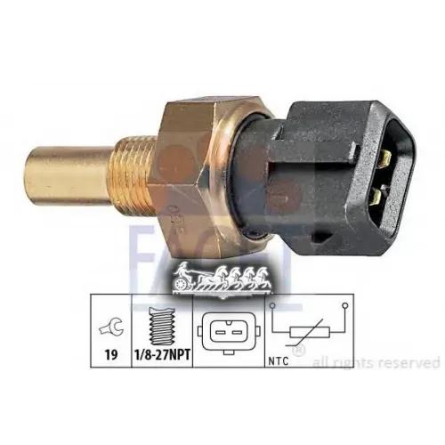 Датчик Температуры Охлаждающей Жидкости Facet 7.3165