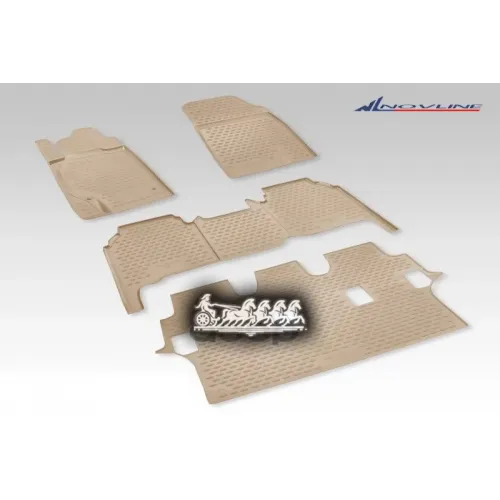 Коврики В Салон Бежевые 3-Й Ряда Toyota Land Cruiser 200 Autofamily 