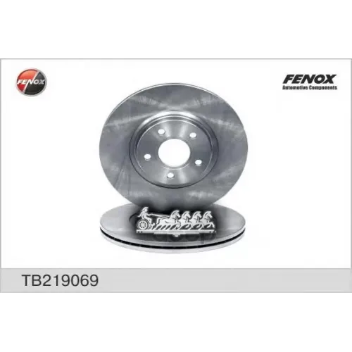 Диск Тормозной Ford/Volvo Focus 2/S40/V50 04- 1.4-2.4/1.6-2.0 Diesel Перед.вент.d=300 FENOX 