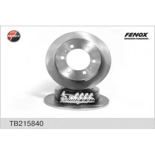 Диск Тормозной Ssangyong Korando 96-/Musso 96-/Rexton 02- Задний FENOX 