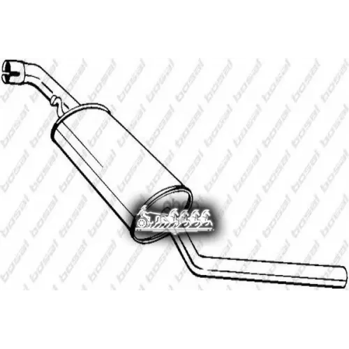 Глушитель Центральный (V.w. Transport 96-98 ) Bosal 
