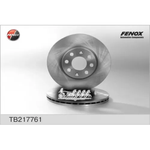 Диск Тормозной Opel Corsa D 06-/Fiat Punto 09- Передний Вент. FENOX 