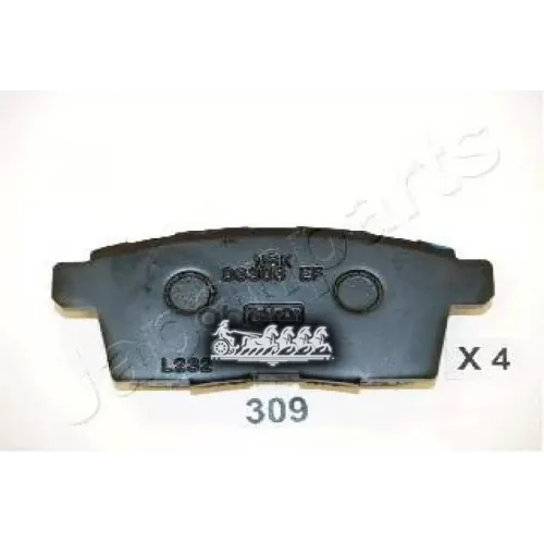 Колодки Тормозные Дисковые Japanparts PP-309AF