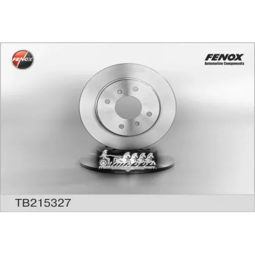 Диск Тормозной Nissan Almera (N16) 00-/Primera (P10/P11) 90-02 Задний FENOX 