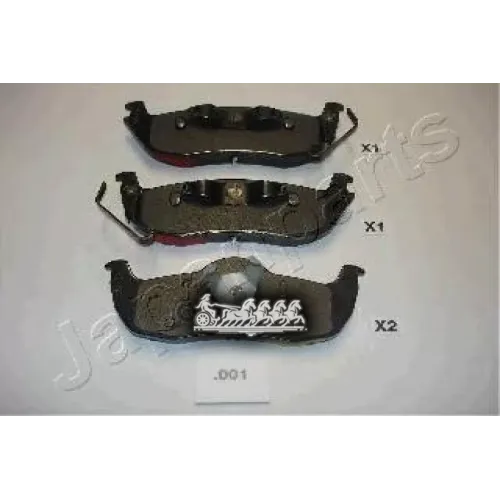 Колодки Тормозные Дисковые Japanparts PP-001AF