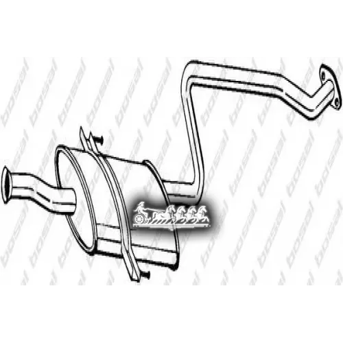 Глушитель Центральный (Hyun Matrix 01- ) Bosal 