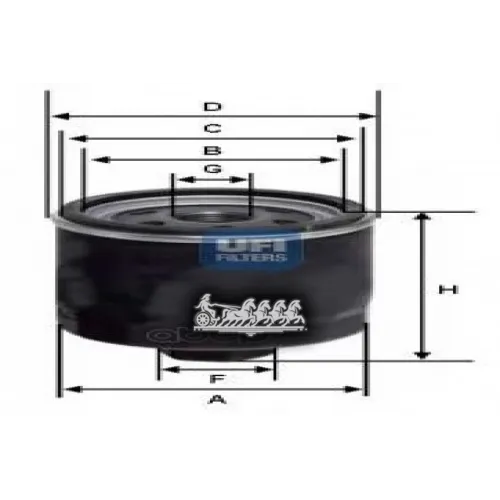 Фильтр Масляный UFI 23.428.00