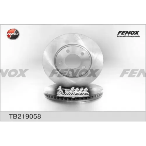 Диск Тормозной Chrysler Voyager/Dodge Caravan 00- Передний D 281Мм. FENOX 