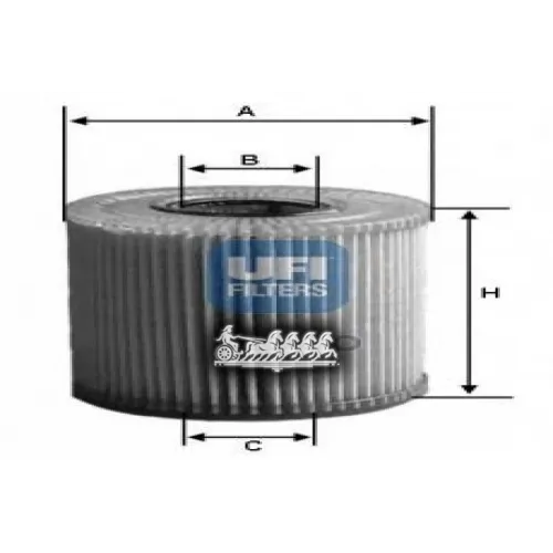Фильтр Масляный Volvo S40/S60/S80/Xc70/Xc90 96- 1.6-4.4 UFI 