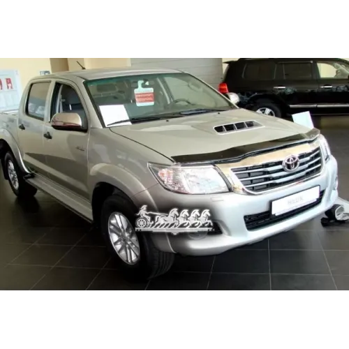 Дефлектор Капота Темный Toyota Hilux 2011-2015 Autofamily 