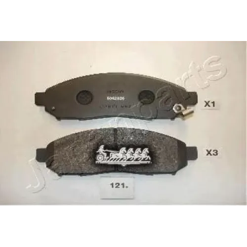 Колодки Тормозные Дисковые Japanparts PA-121AF