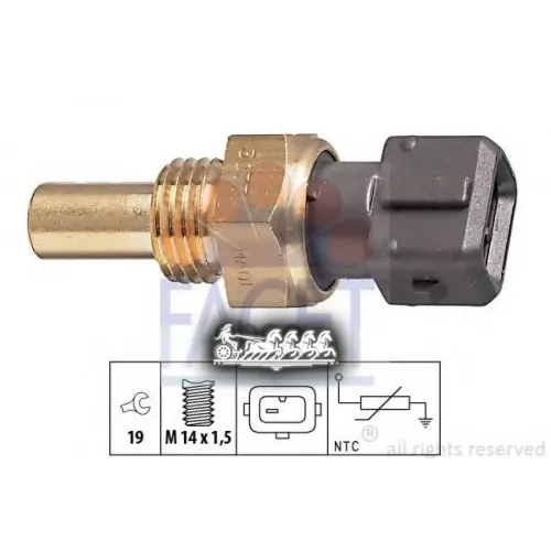 Датчик Температуры Охлаждающей Жидкости Facet 7.3077